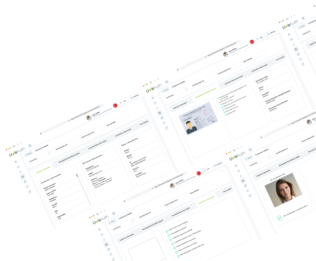 LiveAuth yapay zeka avantajları ekran kolajı