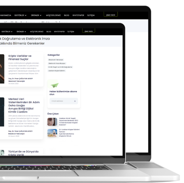 AxionNet blog sayfasının VIA entegrasyon yazısı ekranı